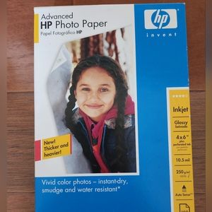 HP Advanced photo paper